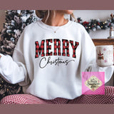 Red Checked Merry Christmas