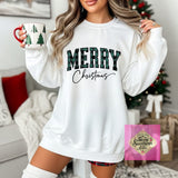 Green Checked Merry Christmas